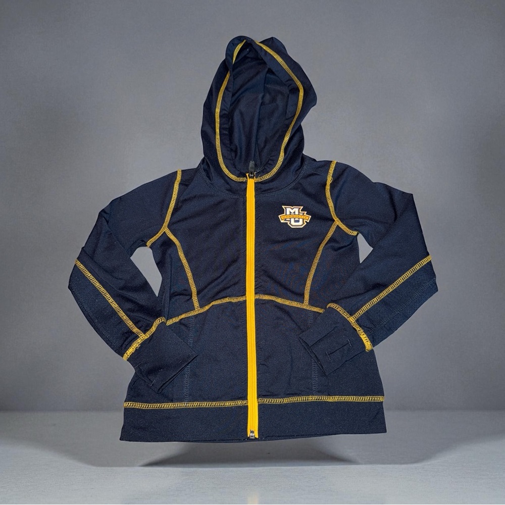 Girls Marquette U Full Zip Hoodie 6X XS